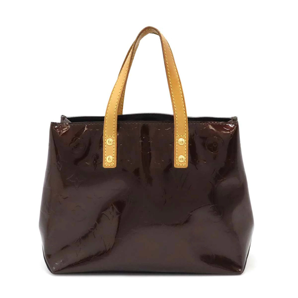LOUIS VUITTON Monogram Vernis Lead Handbag Tote Bag Amarante Purple